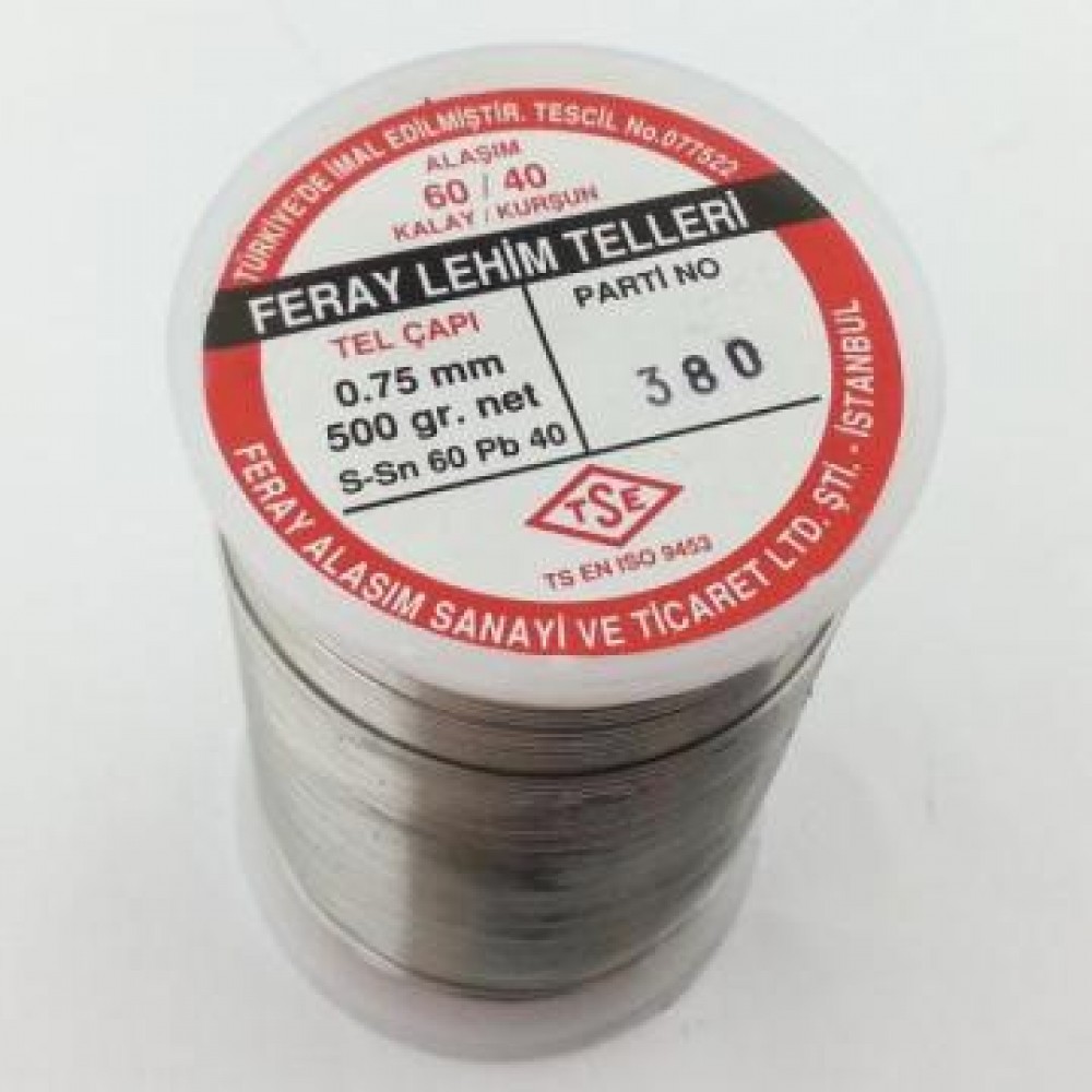 0.76mm -500gr FERAY Havyalar - Lehim Teli